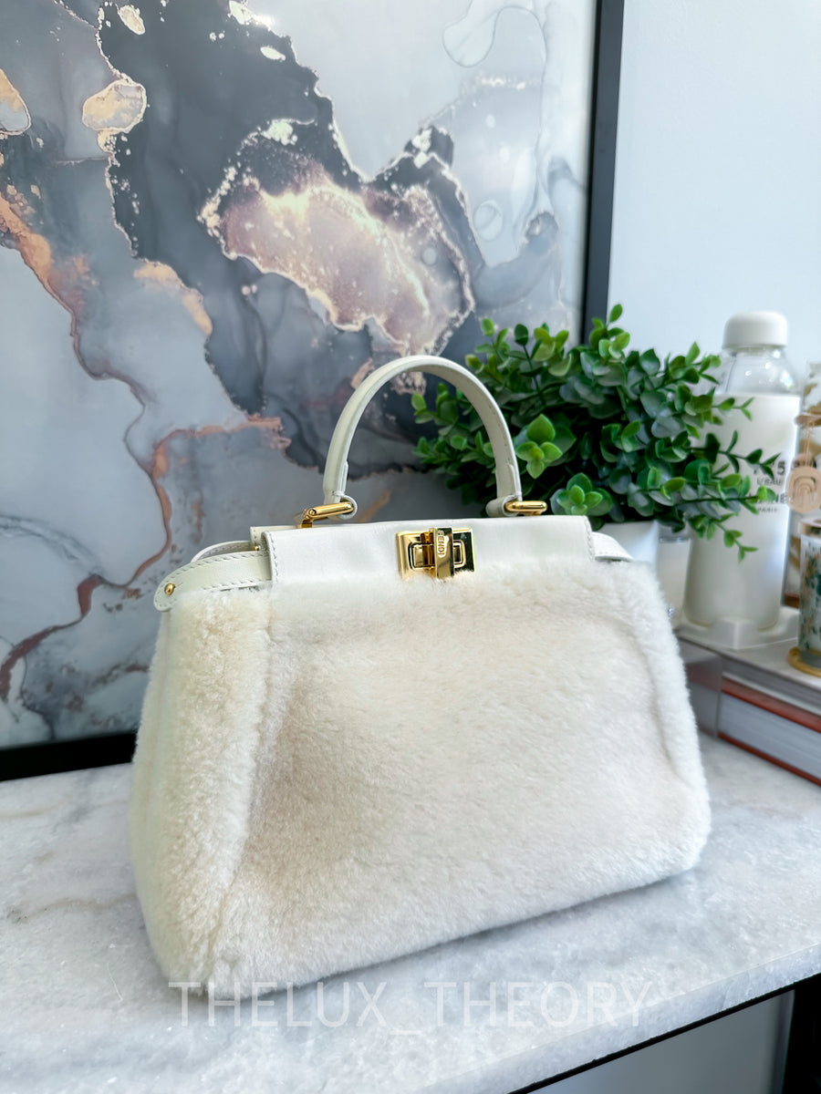 Fendi white online peekaboo