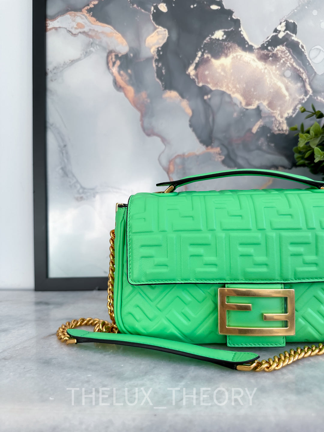 ARC x TLT FENDI MIDI BAGUETTE WASABI GREEN