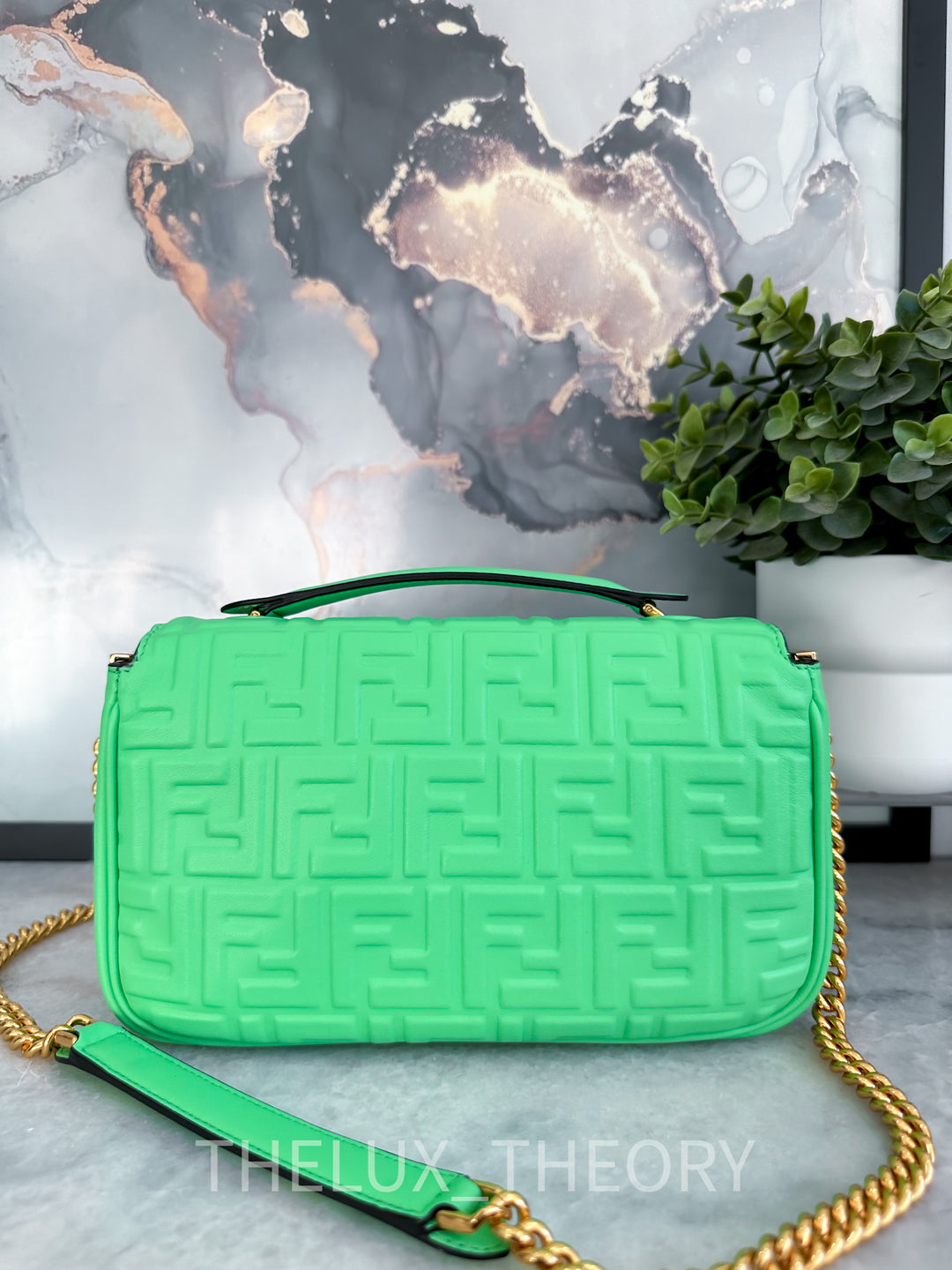 ARC x TLT FENDI MIDI BAGUETTE WASABI GREEN