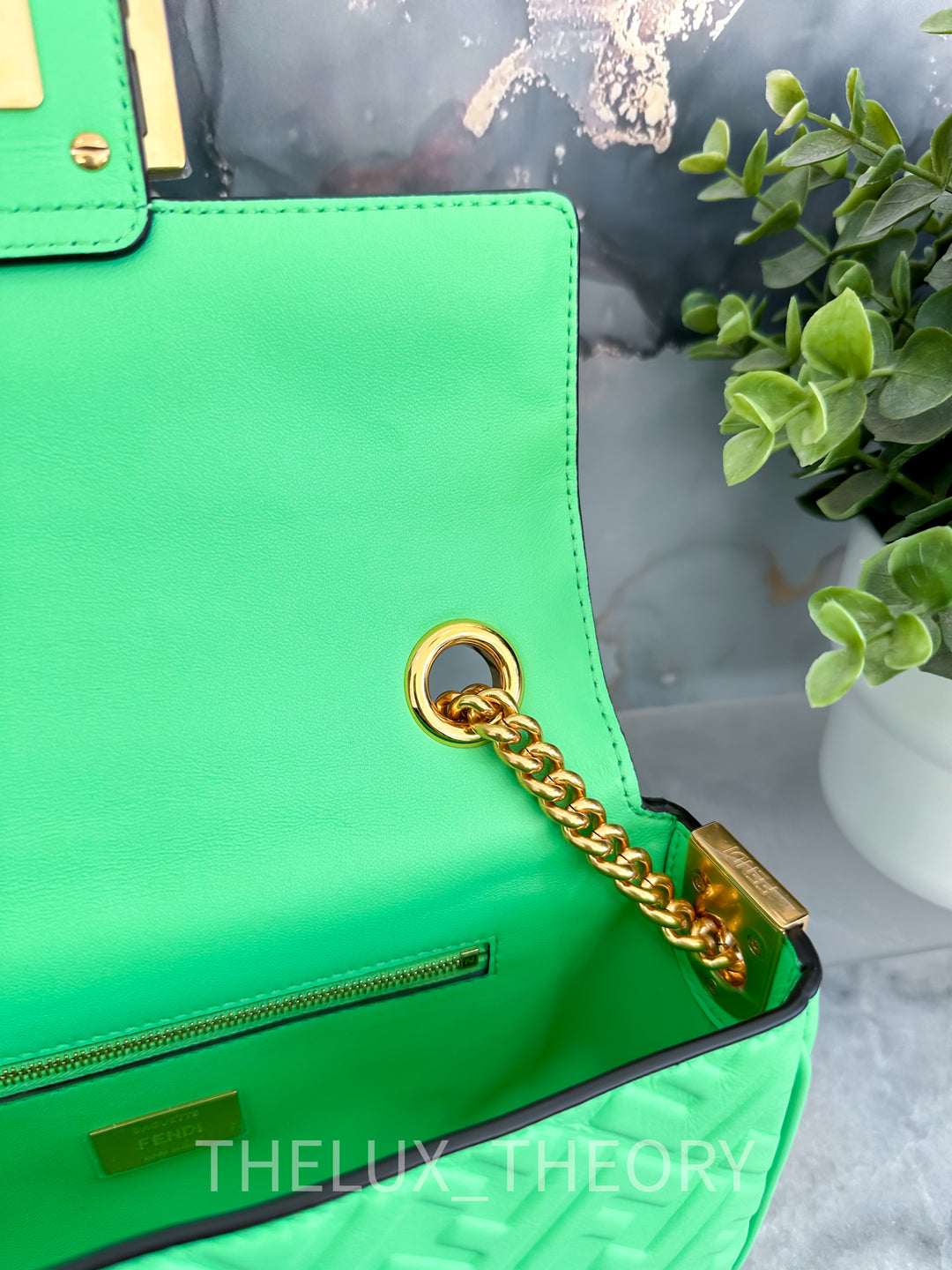 ARC x TLT FENDI MIDI BAGUETTE WASABI GREEN