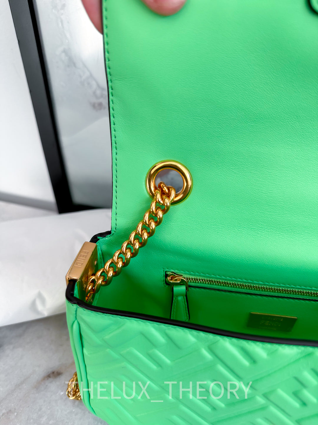 ARC x TLT FENDI MIDI BAGUETTE WASABI GREEN