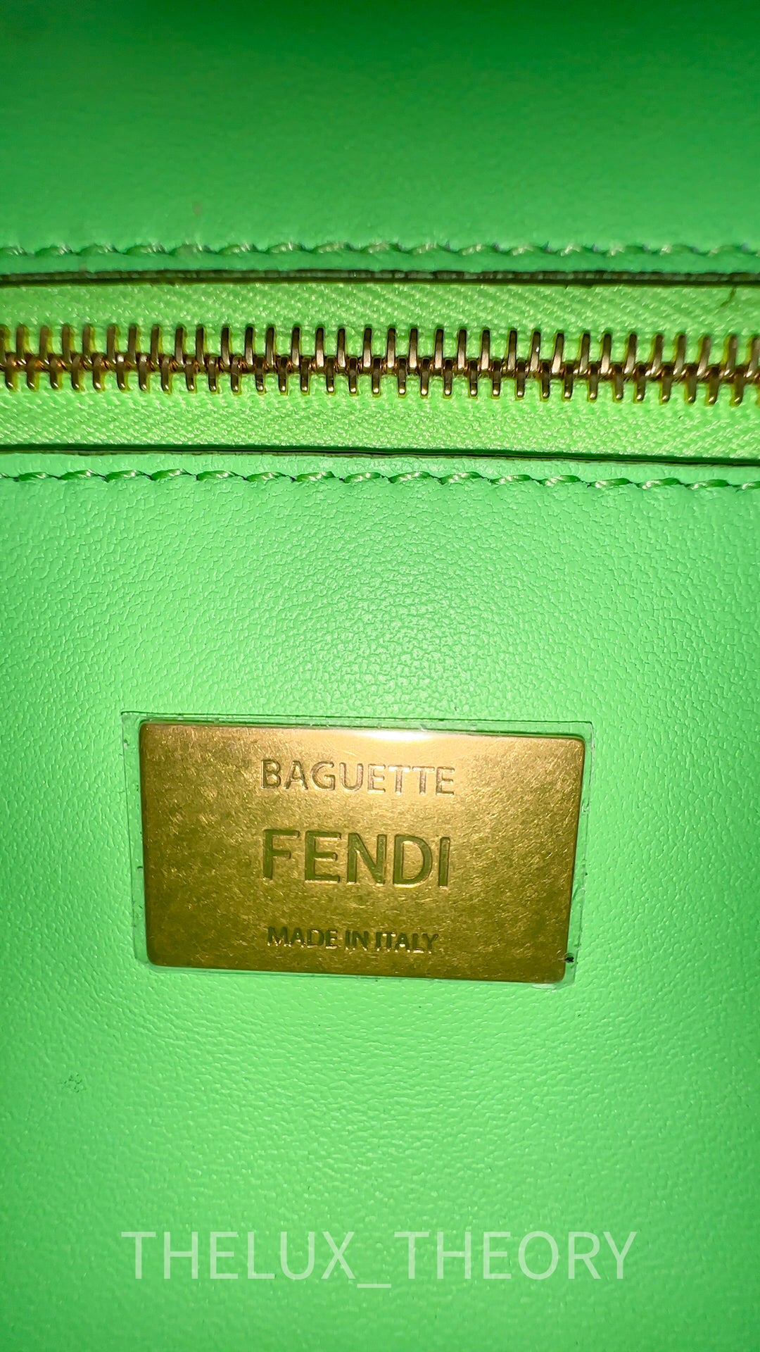 ARC x TLT FENDI MIDI BAGUETTE WASABI GREEN