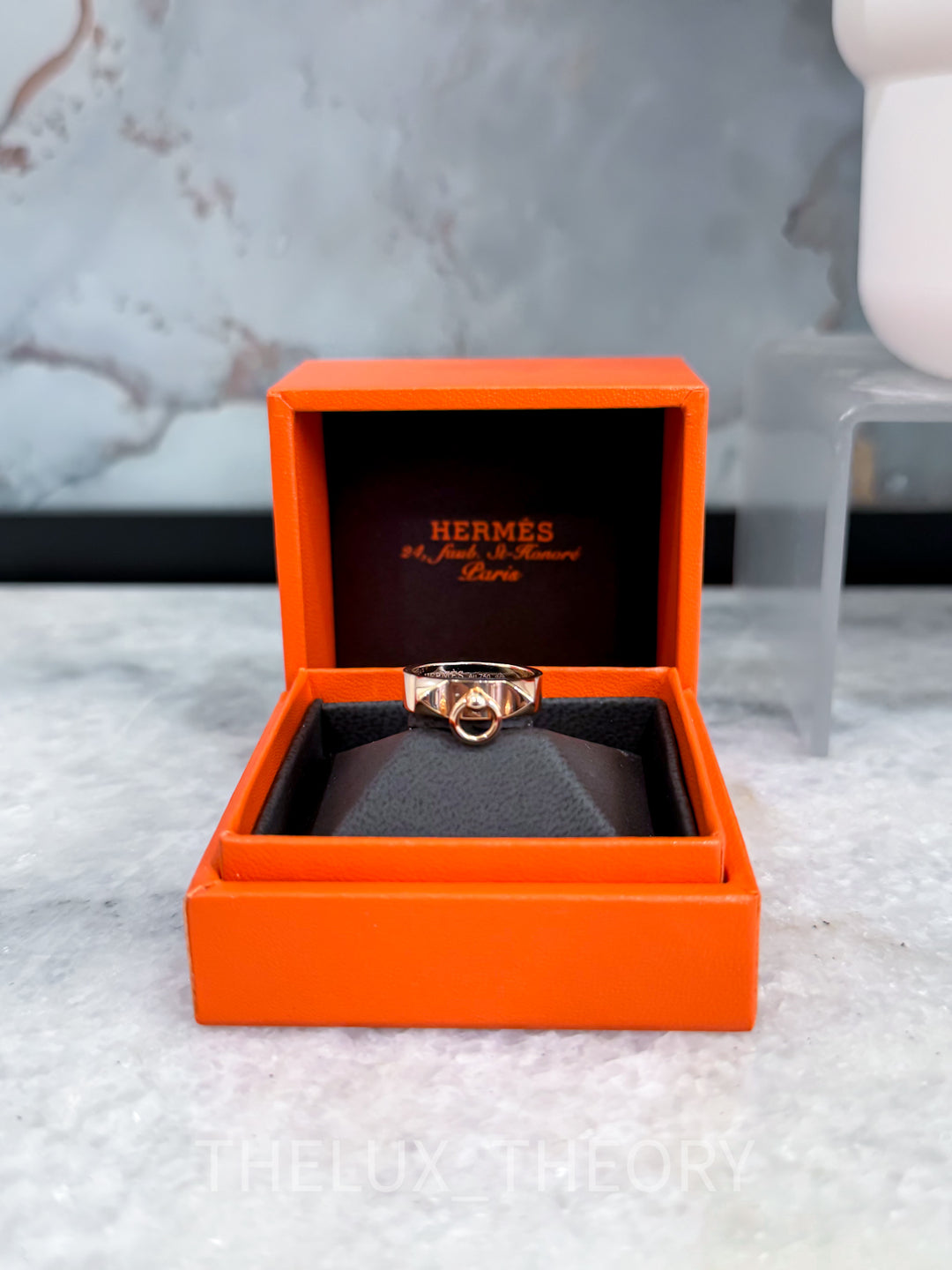 H COLLIER DE CHIEN (CDC) PM RING ROSE GOLD