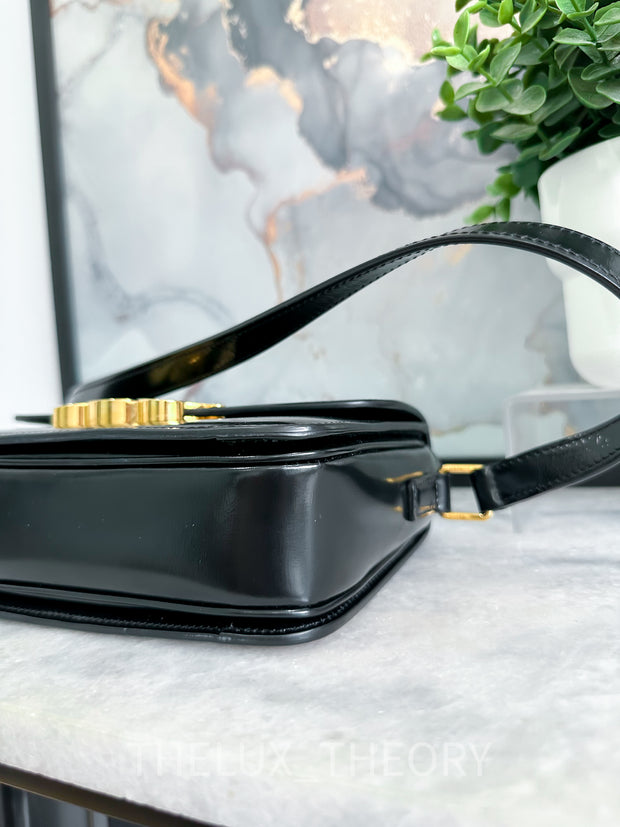 CELINE TEEN TRIOMPHE BOX BAG BLACK 2020 – THE LUX THEORY