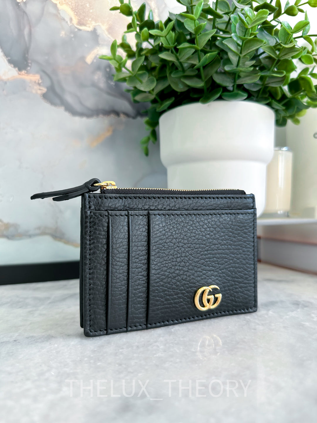 GUCCI MARMONT FLAT CARD HOLDER