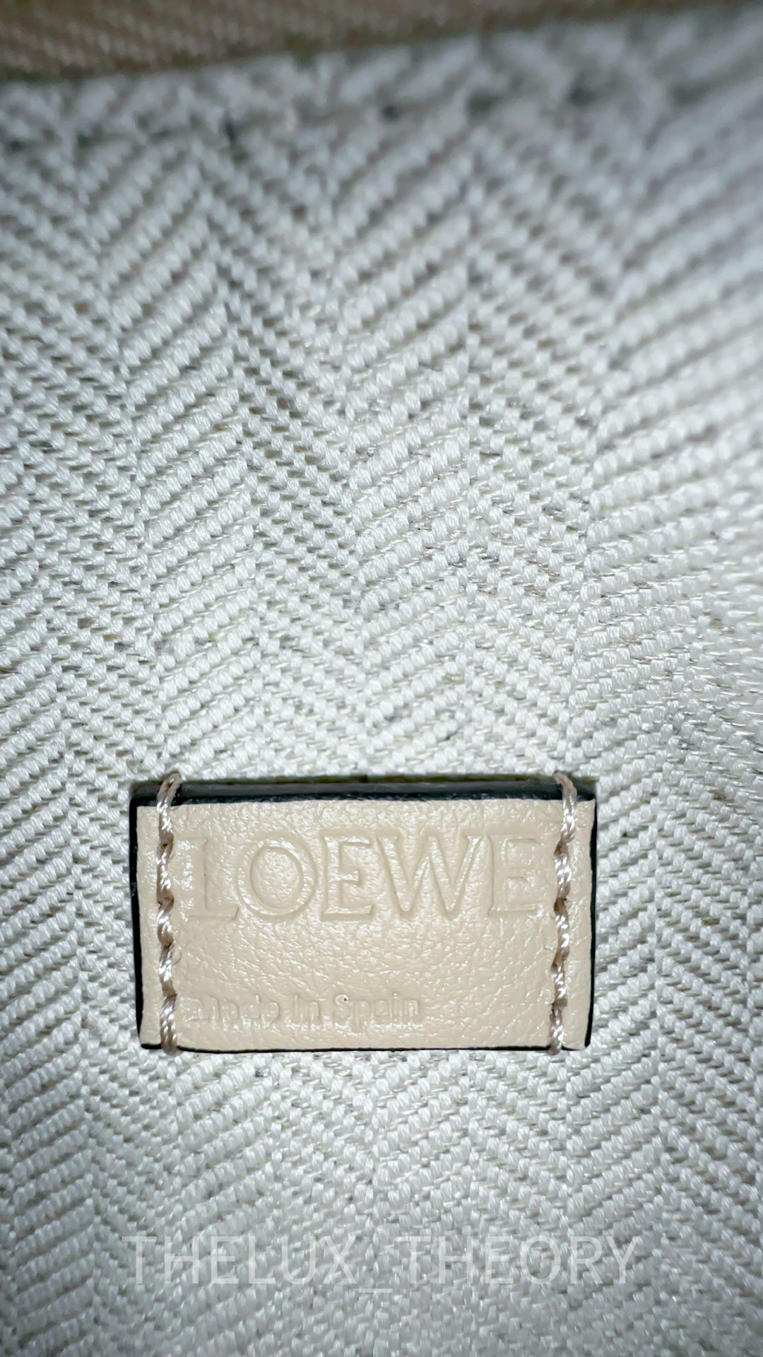 LOEWE MINI PUZZLE TRICOLOUR (DUSTY BEIGE, WHITE, DARK BEIGE)